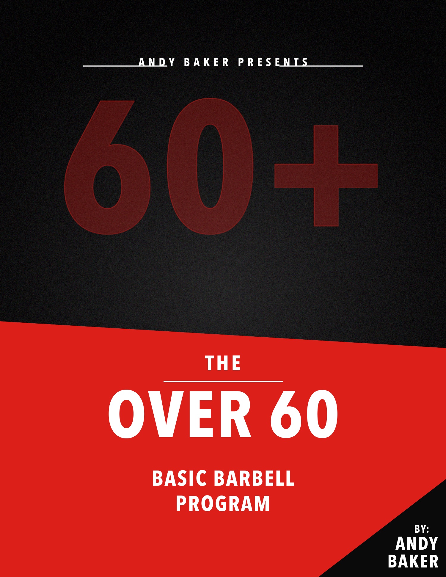 The Over-60 Basic Barbell Program cover