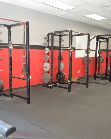 Private strength training facility in Kingwood, Texas
